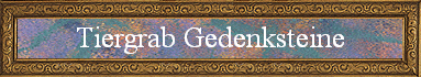 Tiergrab Gedenksteine